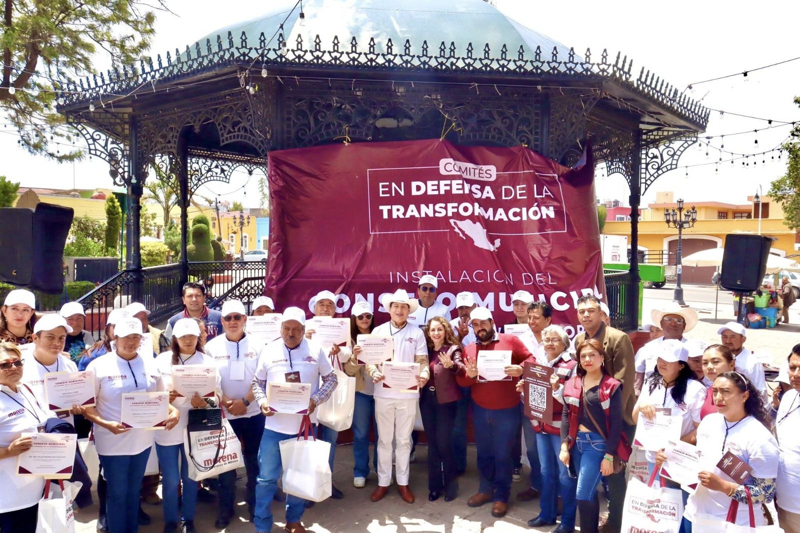Marcela González da continuidad a la conformación de los Consejos Municipales en Defensa de la Transformación en Tlaxcala